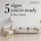 Thinking of buying a home? Check out these 5 signs and call me.